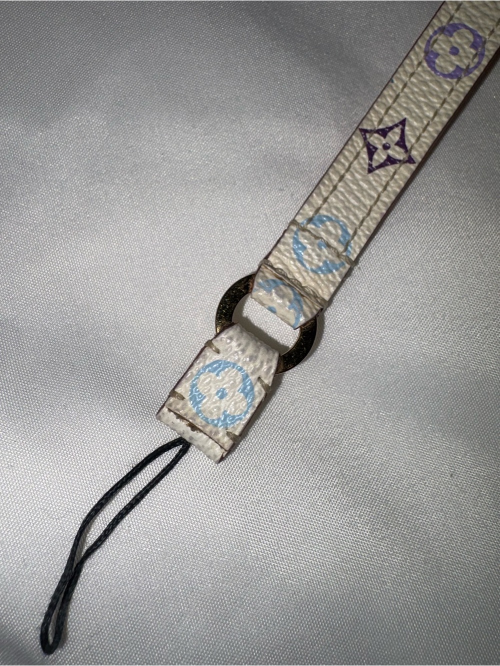 Louis Vuitton Murakami Multicolor White Phone Strap Dragonne CT1005 - Picture 5 of 11